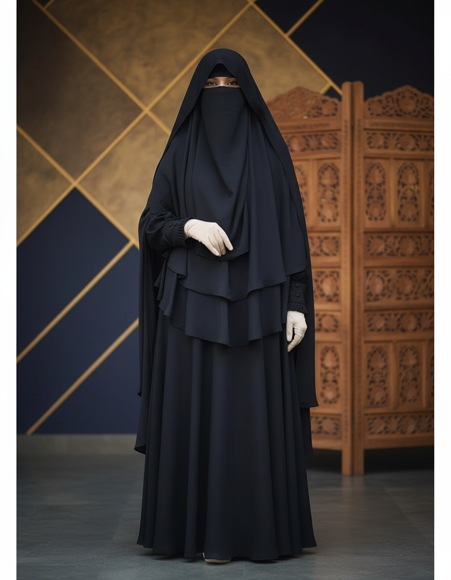 New Design Borkha with Hijab