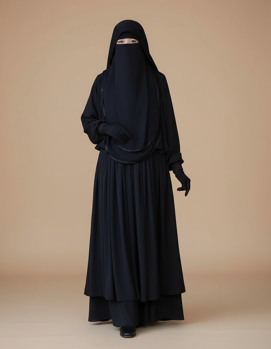 New Design Abaya set with Hijab