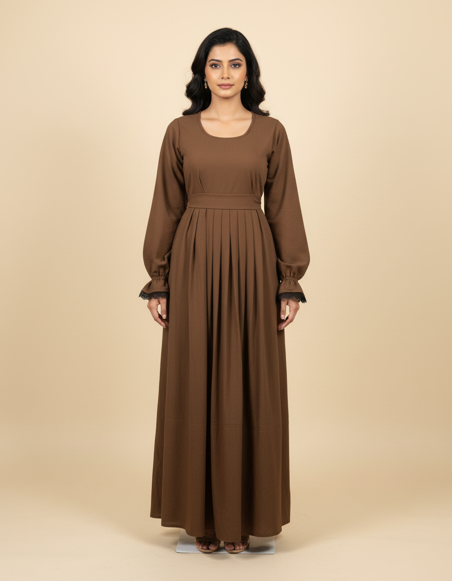 Kuchi Abaya Brown